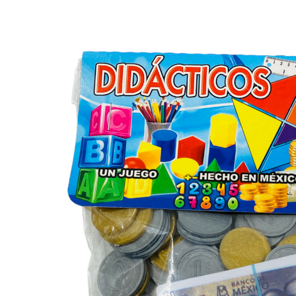 BILLETES Y MONEDAS DIDACTICOS ARZA PAQ. C2432PZ C.100